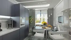 Gray high-tech kitchens photo