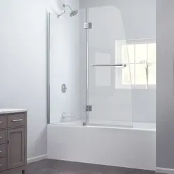 Штора для ванной стекло фото