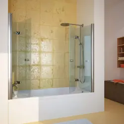 Bathroom curtain glass photo