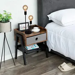 Bedside tables for loft bedroom photo