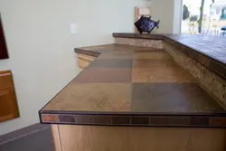 Стол з керамаграніту на кухню фота