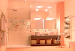 Primavera tiles in the bathroom interior photo