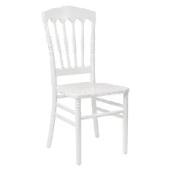 White wooden kitchen chairs photo