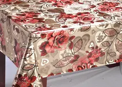 Photo of oilcloth on the kitchen table