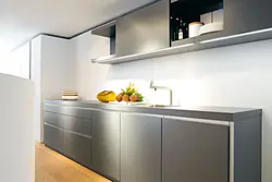 Kitchens with narrow upper cabinets photo