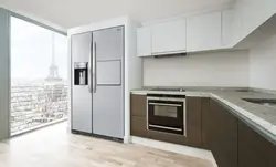 Холодильник В Коробе На Кухне Фото