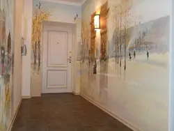 Divar fotoşəkili koridorda panel
