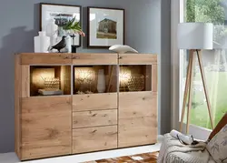 Chest Of Drawers With Display In The Living Room Photo