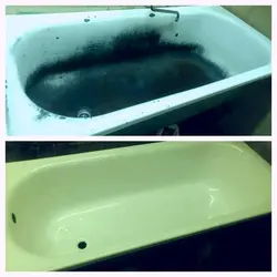Реставрация ванны до и после фото