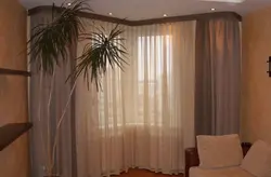 Curtains for bedroom corner windows photo