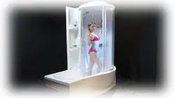 Shower cabin with bathtub 150x80 photo