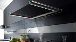 Фота выцяжкі на кухні з фільтрам