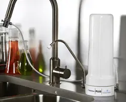 Water filter in the kitchen photo