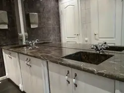 Kitchen Countertop Gray Marble Photo