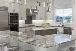 Kitchen Countertop Gray Marble Photo