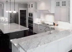 Countertop ошхона акс мармар хокистарӣ