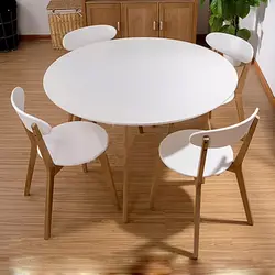 Round White Table For The Kitchen Photo