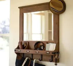 DIY mirror in the hallway photo