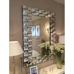 DIY mirror in the hallway photo