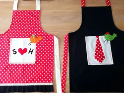 Photo of fabric kitchen aprons