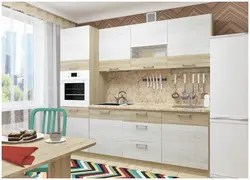 Kitchen sonoma oak and white photo