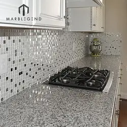 Mosaic kitchen countertop photo