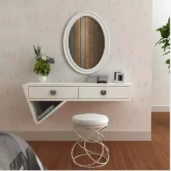 Console With Mirror In The Bedroom Photo