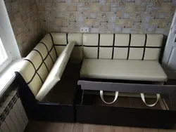 Corner sofa for the kitchen folding photo