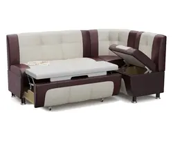 Ас үйге арналған бұрыштық диванның жиналмалы фотосуреті