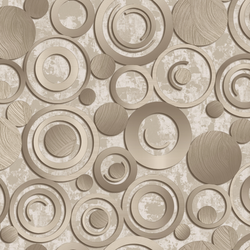 Wallpaper For The Kitchen With Circles Photo