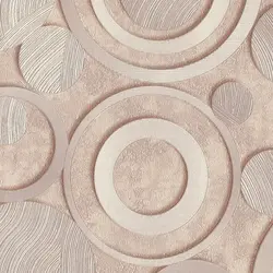 Wallpaper for the kitchen with circles photo