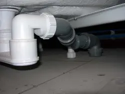 How to connect a bathtub to the sewer photo