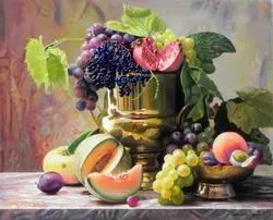 Картины с фруктами на кухню фото