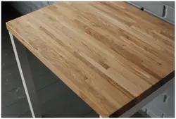 Oak Countertop For Kitchen Photo