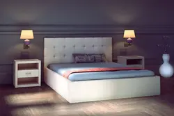 Кровать и тумбы для спальни фото