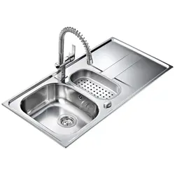 Sink with drainer in the kitchen photo