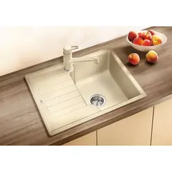 Sink With Drainer In The Kitchen Photo