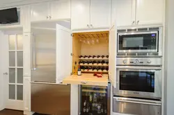 Cabinet for appliances in the kitchen photo