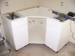 Kitchen sink cabinet photo