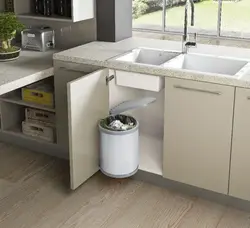 Kitchen sink cabinet photo