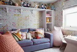 Wallpaper For Bedroom With Sofa Photo