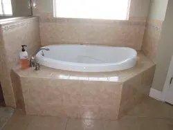 Bathroom in a tile box photo