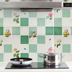 Kitchen tile stickers photo