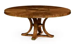 Round wooden tables for the kitchen photo