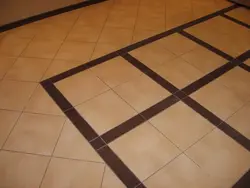 Diagonal Tiles In The Kitchen Photo