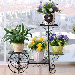 Flower stand in the kitchen photo
