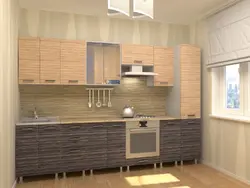 Photo of a kitchen made of chipboard and mdf