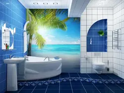 Фото на фоне плитки в ванной