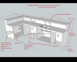 Чертежи барной стойки для кухни фото
