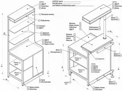 Drawings Of A Bar Counter For The Kitchen Photo